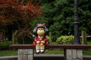 estua de Mafalda situada en el Parque San Francisco de Oviedo